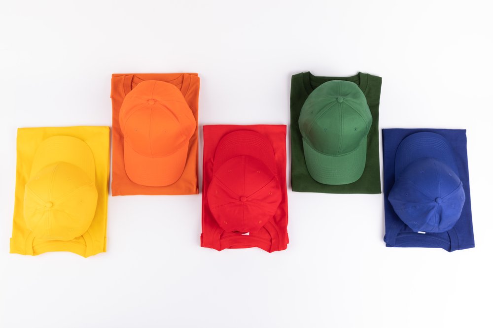Malfini t-shirts en petjes in felle kleuren